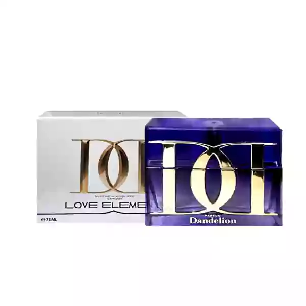 ادو پرفیوم زنانه دندلیون مدل لاو المنت LOVE ELEMENT حجم 75 میلی لیتر