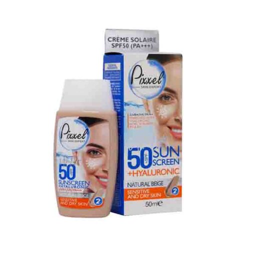 کرم ضد آفتاب پیکسل SPF50 پوست خشک و حساس