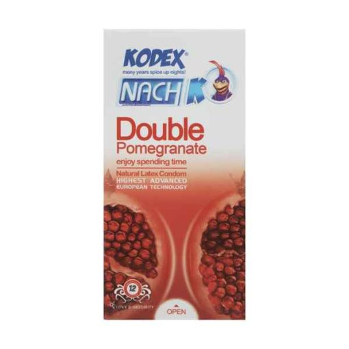 کاندوم مدل دوبل پومگرانتDouble Pomegrante Condom بسته 12عددی
