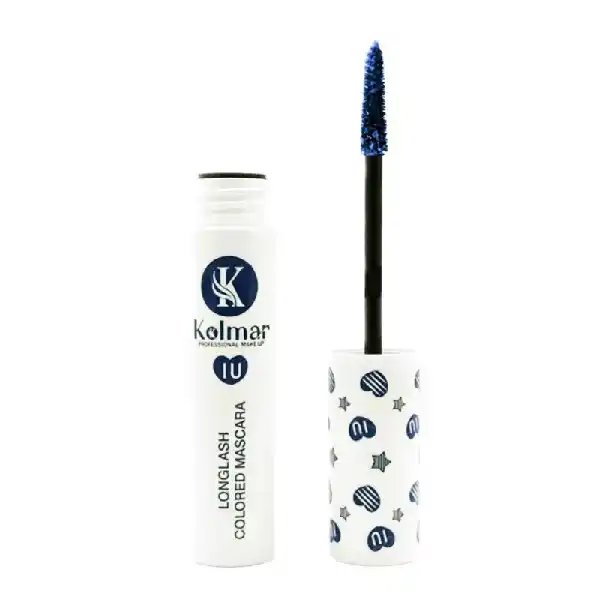 ریمل حجم دهنده و بلند کننده کولمار رنگ آبی کاربنی