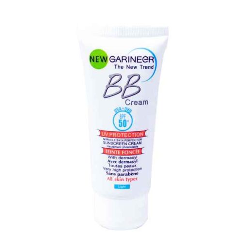 بی بی کرم گارنیر GARINEER SPF50 رنگ لایت حجم 50 میل
