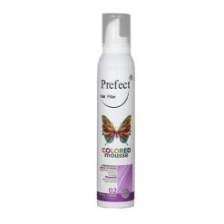 موس مو رنگی پرفکت رنگ بنفش براق Perfect Shiny Violet 01 حجم 150 میل