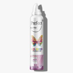 موس مو رنگی پرفکت رنگ بنفش براق Perfect Shiny Violet 02 حجم 150 میل
