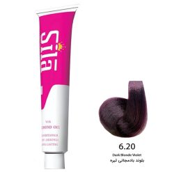 رنگ موی سیلا شماره 6.20 بلوند بادمجانی تیره حجم 120 میلی