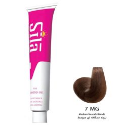 رنگ موی سیلا شماره 7mg بلوند نسکافه ای متوسط حجم 120 میلی