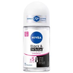 رول ضد تعریق زنانه نیوآ black&white clear حجم 50 میل